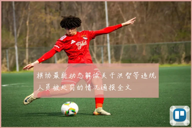 棋协最新动态解读关于洪智等违规人员被处罚的情况通报全文